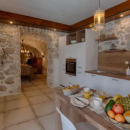 Luxury With Pool, Large Garden In The Countryside - By Traveler Tourist Agency Krk- Id 2204 Villa Tribalj